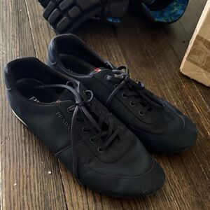 Prada Men's Sleek Black Sneakers